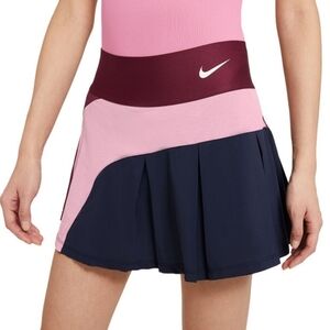 Nike Women's Court Dri-FIT Advantage Tennis Skirt - Small - Pink/Navy